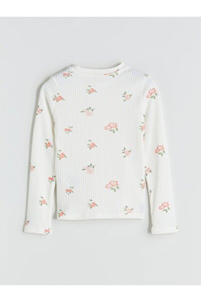 LC Waikiki Lcw Kids Crew Neck Floral Girl's T-Shirt