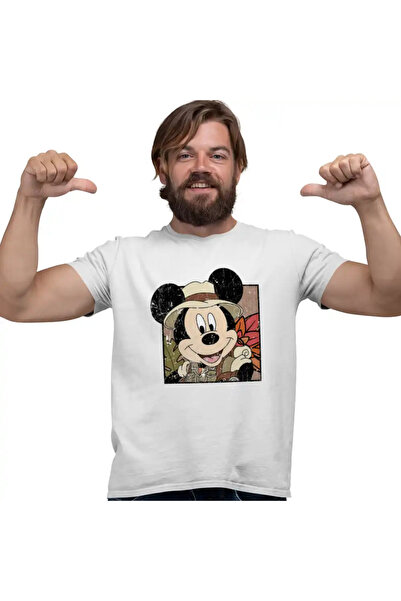 OEM Ανδρικό T-shirt Mickey Mouse Safari Get Wild