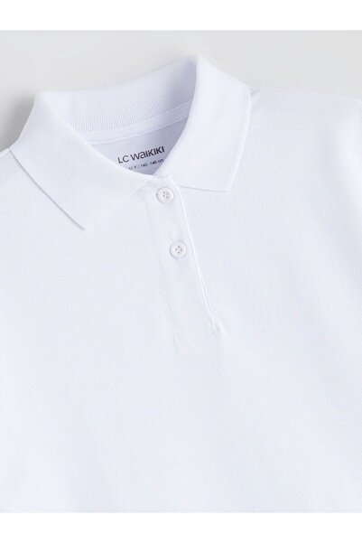 LC Waikiki Lcw Kids Polo Neck Basic Girl's T-Shirt