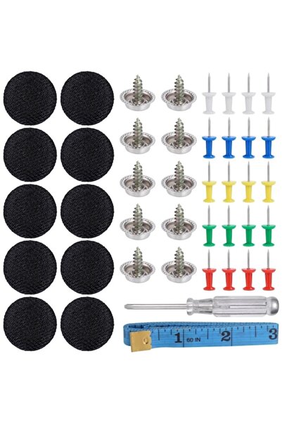 OEMTOOLS Kit 65 capace, Kit reparații plafon auto cu șurubelniță și ruletă, Compatibil cu Audi, Opel