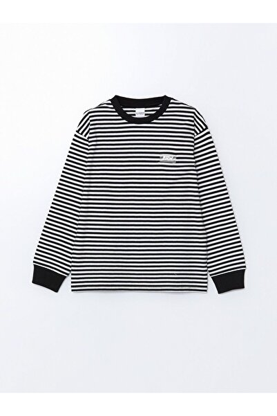 LC Waikiki LCW Παιδικό μπλουζάκι με ριγέ μακρυμάνικο για αγόρια