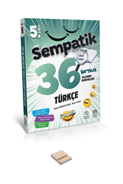 Ünlüler Karması 5. Sınıf Türkçe Sempatik 36 Haftalık Kazanım Denemeleri ve Te...
