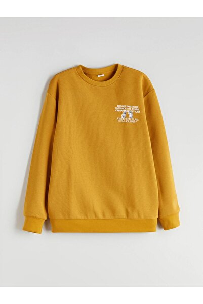 LC Waikiki LCW Kids Bisiklet Yaka Erkek Çocuk Sweatshirt