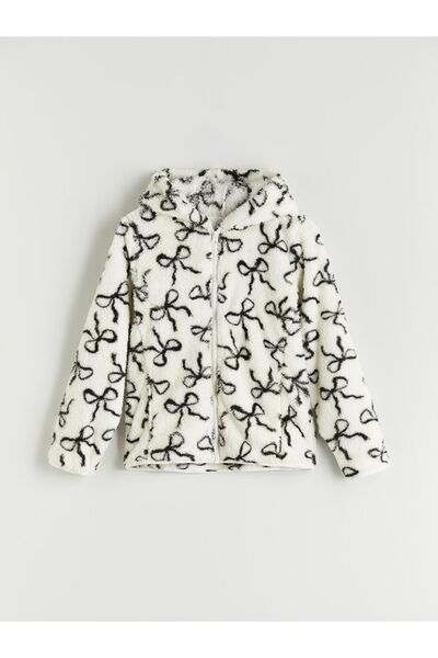 LC Waikiki Lcw Kids Hooded Zippered Girls Sweatshirt