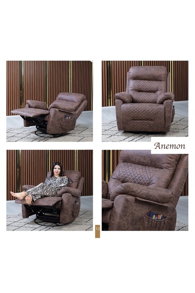 Nils Aksesuar Official Anemon Nubuk Tarzı ( Kumaş ) TV, Baba, Dinlenme Koltuğu