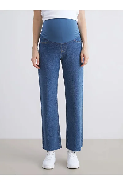 LC Waikiki Straight Fit Maternity Jean Pants with Abdominal Panels