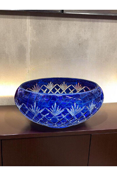 AYZ HOME Kesme Kristal Cam Gondol Kase & Meyvelik