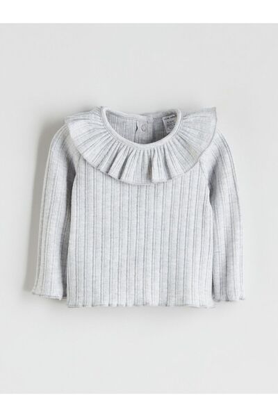 LC Waikiki Lcw Baby Crew Neck Baby Girl Blouse and Leggings 2-Pack