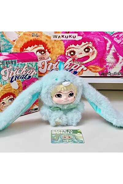 NB market Wakuku anahtarlık hayvan serisi wakuku peluş oyuncak tavşan tilki yeni nesil labubu