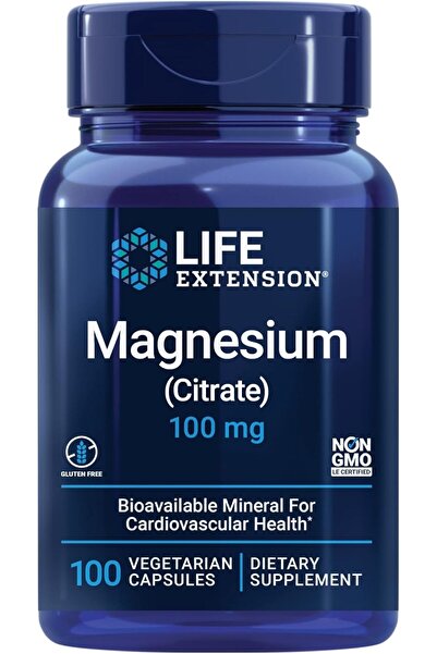 Life Extension , Magnesium (Citrate), 100 mg, 100 Vegetarian Capsules