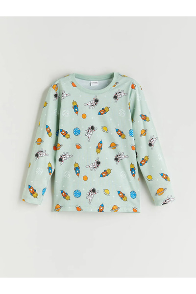 LC Waikiki Printed Boy's Pajama Set