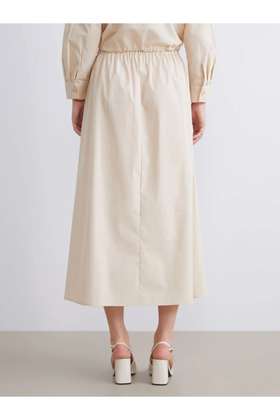 LC Waikiki Beli Lastikli Pileli Etek