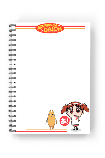 nihonwosekai Azumanga 2 Pcs Anime Spiral Notebook A5 Size 50 Sheets
