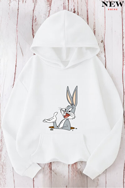 New Shine Hanorac Imprimat Iepure