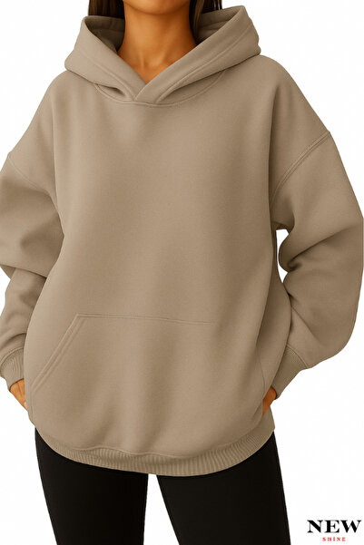 New Shine سويت شيرت بقلنسوة للجنسين