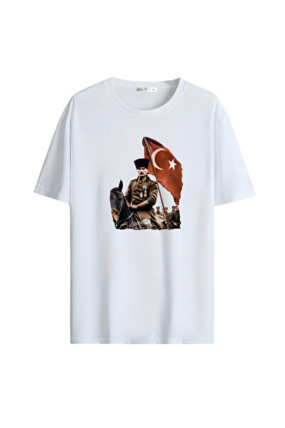 Gölge Store تي شيرت أتاتورك الوطني ليوم 29 أكتوبر للجنسين