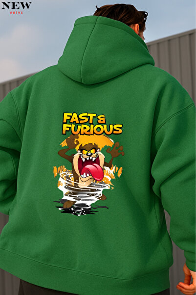 New Shine Fast Furious Printed Sweatshirt