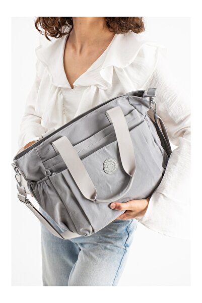 Sanmorris suya dayanıklı çok bölmeli krinkıl çanta kol çantası omuz