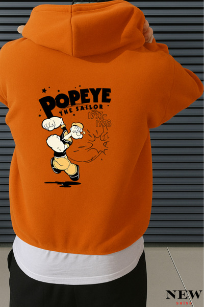 New Shine سويت شيرت مطبوع عليه بوباي