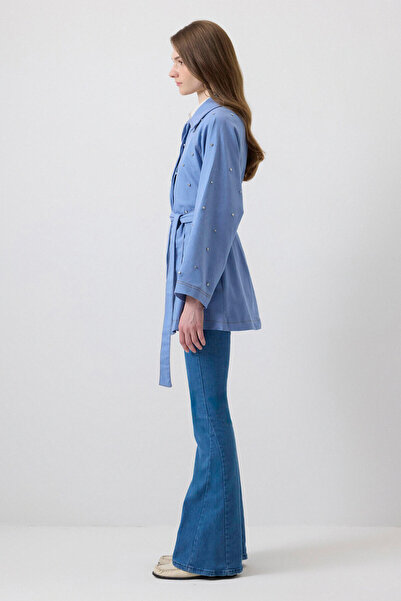 Touché Privé ΜΠΟΥΦΑΝ OVERSIZE ΚΕΝΤΗΜΕΝΟ ΠΕΤΡΑ