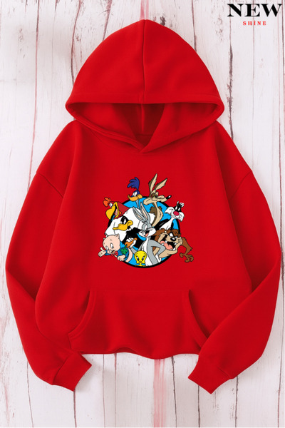 New Shine سترة مطبوعة بشخصيات كرتونية