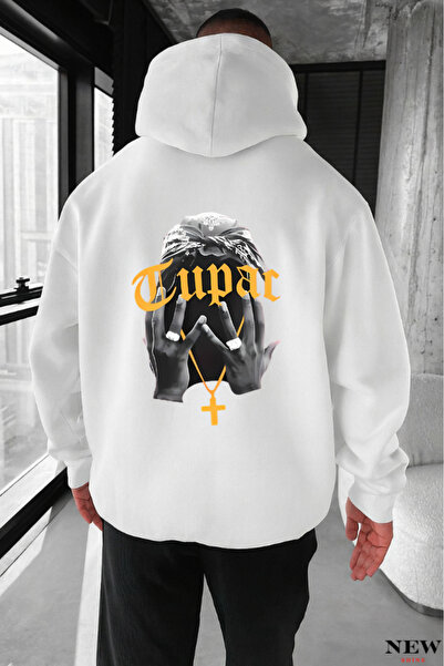 New Shine Tupac Printed Sweatshirt