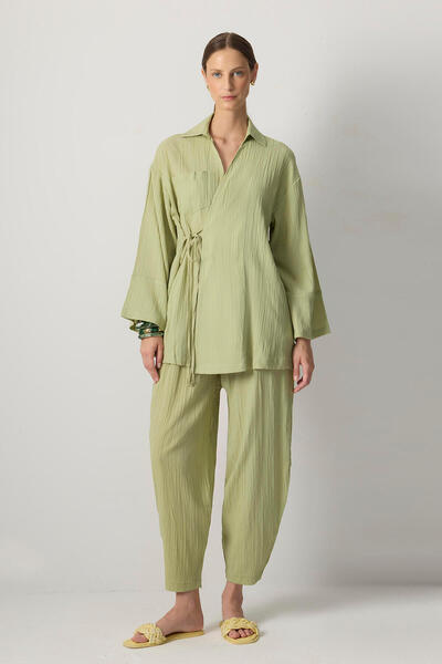 Touché Privé Kruvaze Kimono Set
