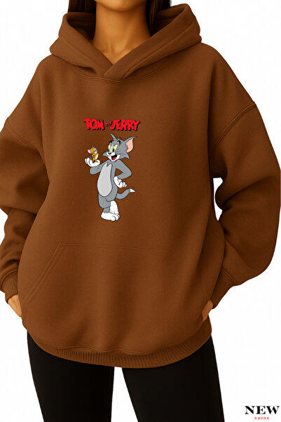 New Shine Світшот з принтом Тома і Джеррі