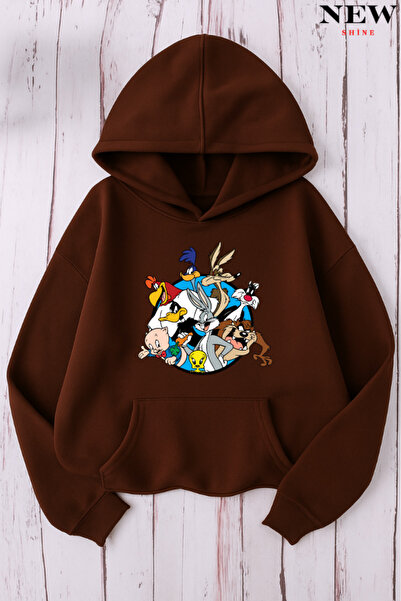 New Shine سترة مطبوعة بشخصيات كرتونية