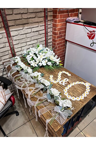 çiçek duragı Yapay gelin arabası masa çiçegi