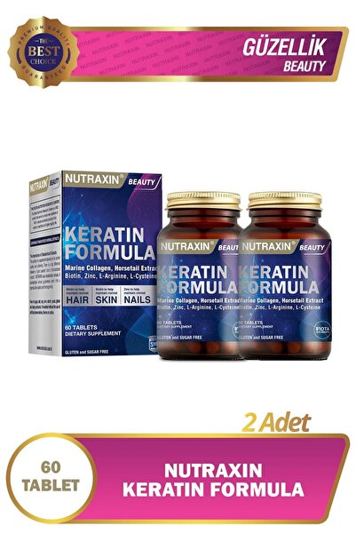 Nutraxin Keratin Formula 60 Tablet 2 Adet