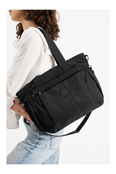 Sanmorris suya dayanıklı çok bölmeli krinkıl çanta kol çantası omuz