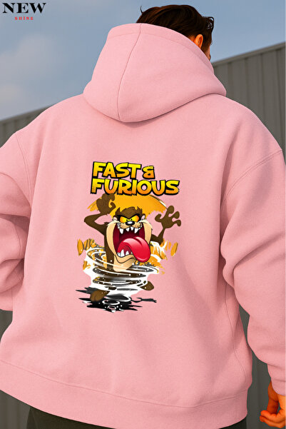 New Shine سويت شيرت مطبوع عليه Fast Furious