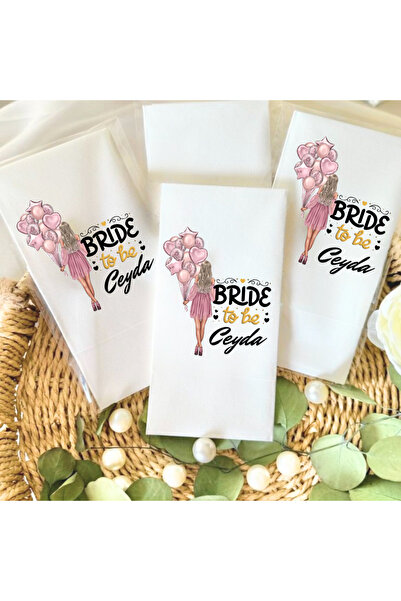 Lion Baskı ve Organizasyon Bride To Be Baskılı Peçete
