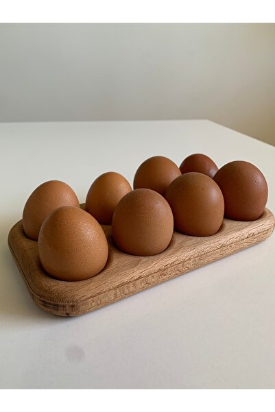 charmerprincesses طقم بيض خشبي مكون من 8 قطع
