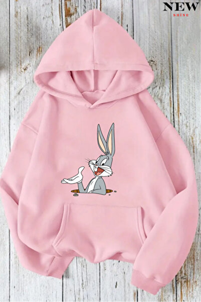 New Shine سويت شيرت بطبعة أرنب