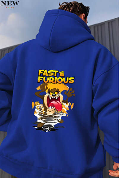 New Shine Fast Furious Printed Sweatshirt