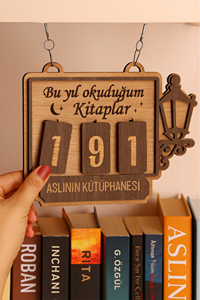 Books I've Read This Year Printed Book Counter Customizable by Name