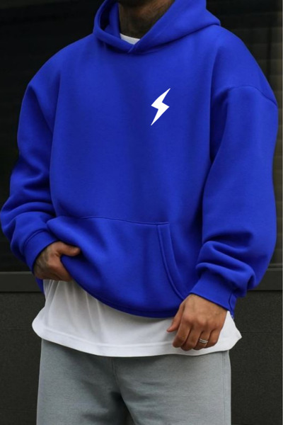 New Shine Lightning Printed Sweatshirt