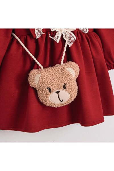 ministok Sweet Bear Doll Girl Dress with Toy Accessories