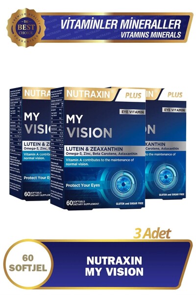 Nutraxin My Vision 60 Soft Jel 3 Adet