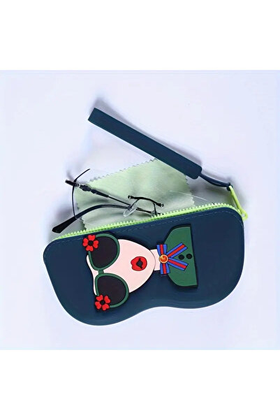 Safari Kadınlar İçin Seyahat Silikon Gözlük ve Aksesuar Kutusu – Dayanıklı, F...