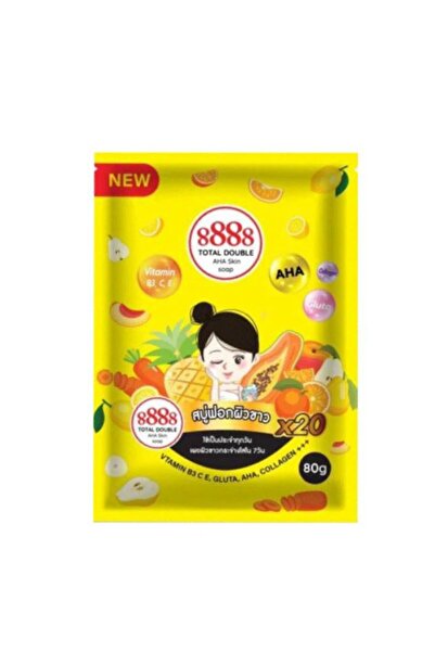 888 TOTAL WHITE 8888 Total Double AHA Skin Soap