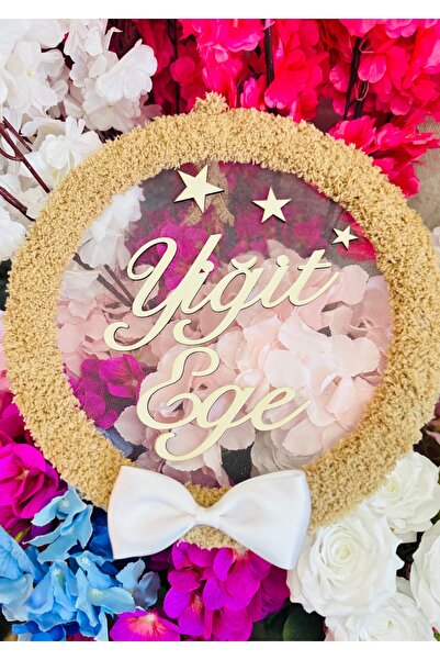 renkli mi renkli tasarım dünyası Peluş isimli bebek kapı süsü bebek odası dek...