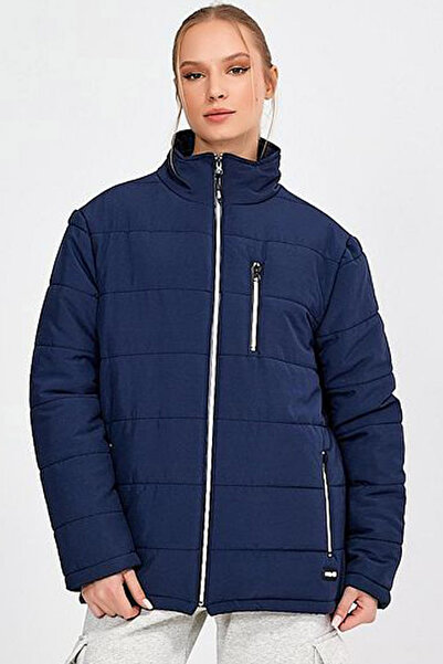 Yeslena Yarım Balıkçı Uzun Kol Fermuarlı Dolgulu Kapitone Astarlı 5 Cep Overs...