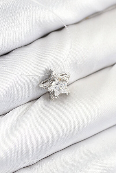 Epilons Misineli Star Model Silver Color Ghost Necklace - Tj-Bko10504 Zenvia-...