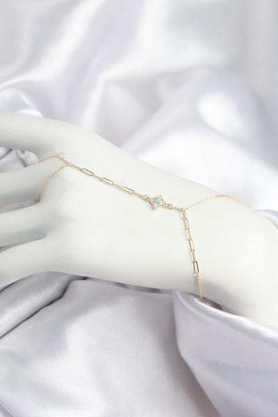 Leyaton LWLHMRS-IEG ieg ™   ساعة شاهميران ذهبية اللون موديل البرسيم الأزرق مع...