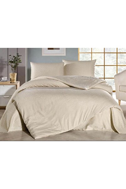 HAPPY COTTON 100% Cotton & Jacquard Double Duvet Cover Set
