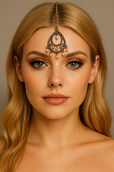 Kaftan Collection Indian forehead, Indian hair accessory