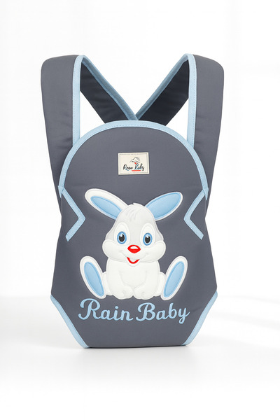 Rain Baby Bebek Kanguru Taşıma Çantası Ergonomik Rahat Taşıyıcı Tavşan Desenli